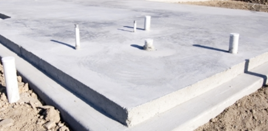 Example of slab foundation