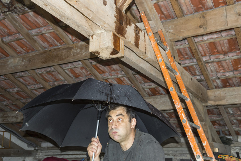 condensation dripping in attic 