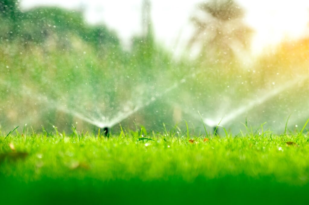 sprinklers running too much could lead to standing water in a yard