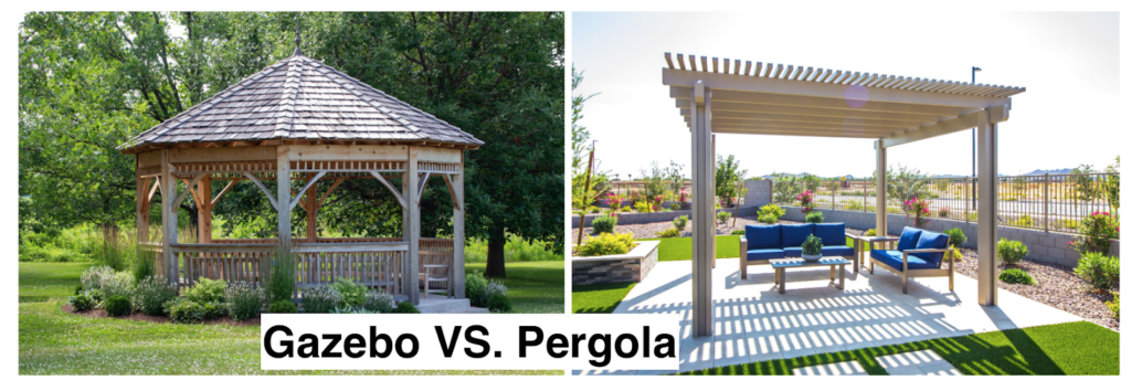 Pergola vs Gazebo