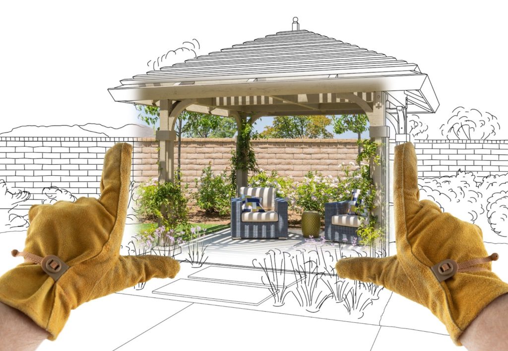 Who can build a pergola or gazebo?