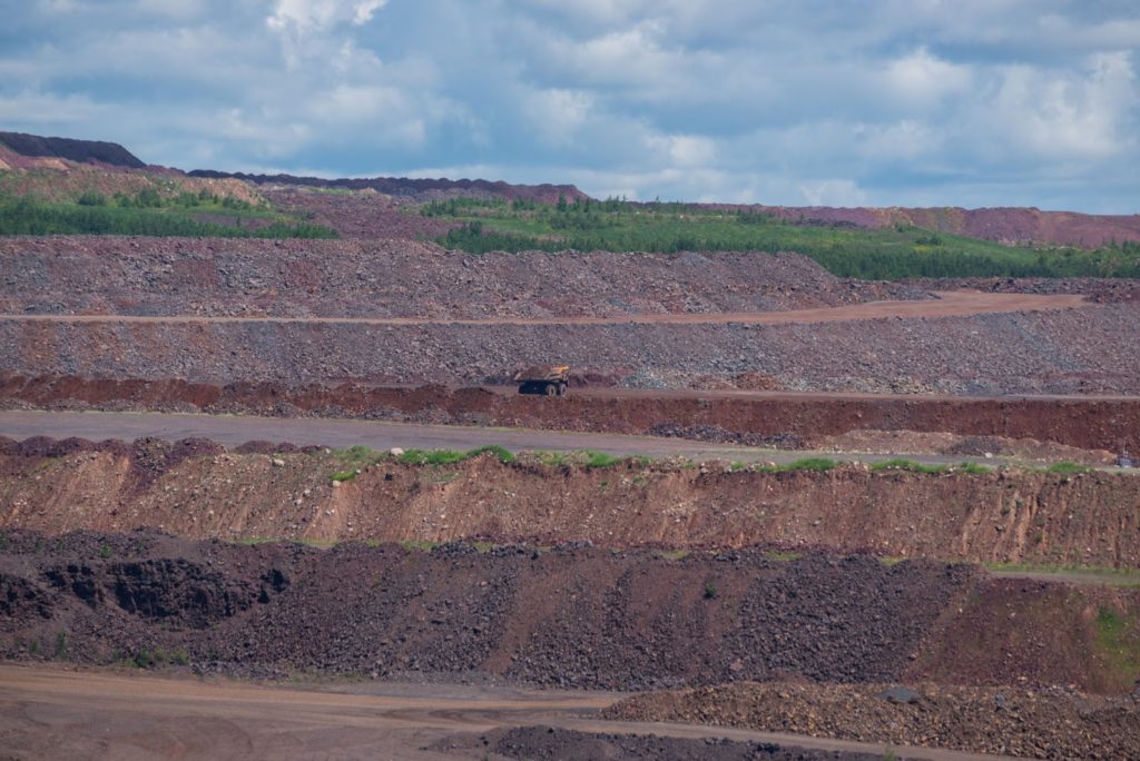 Open pit iron ore mine, Hibbing, Minnesota