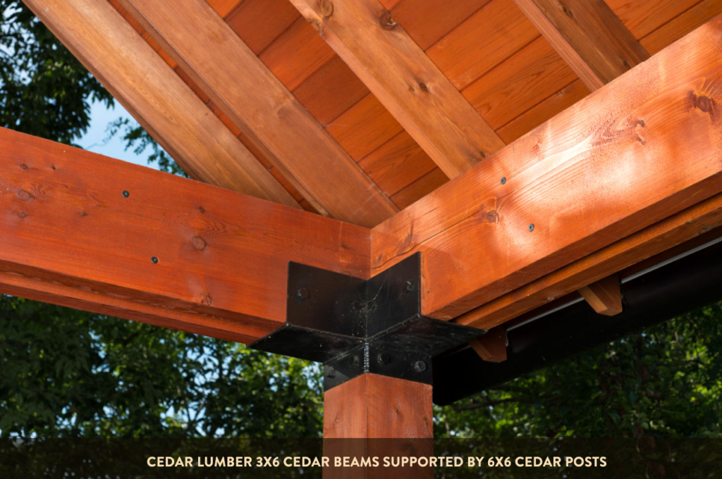 Cedar lumber 3X6
