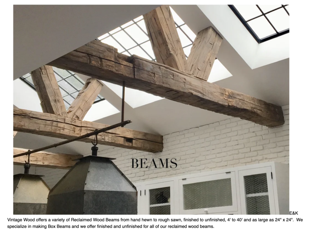 Wood beams