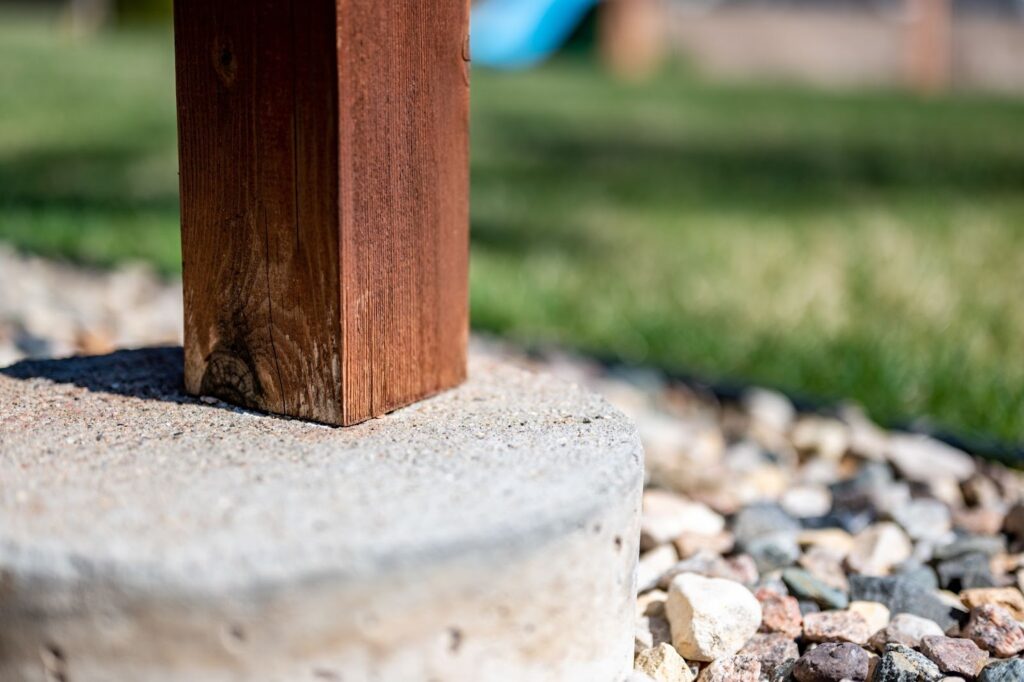 Diamond pier vs. concrete footing