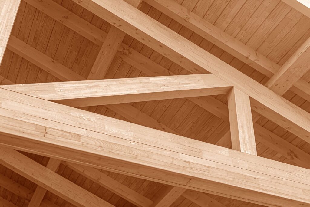 traditional wood for support beams